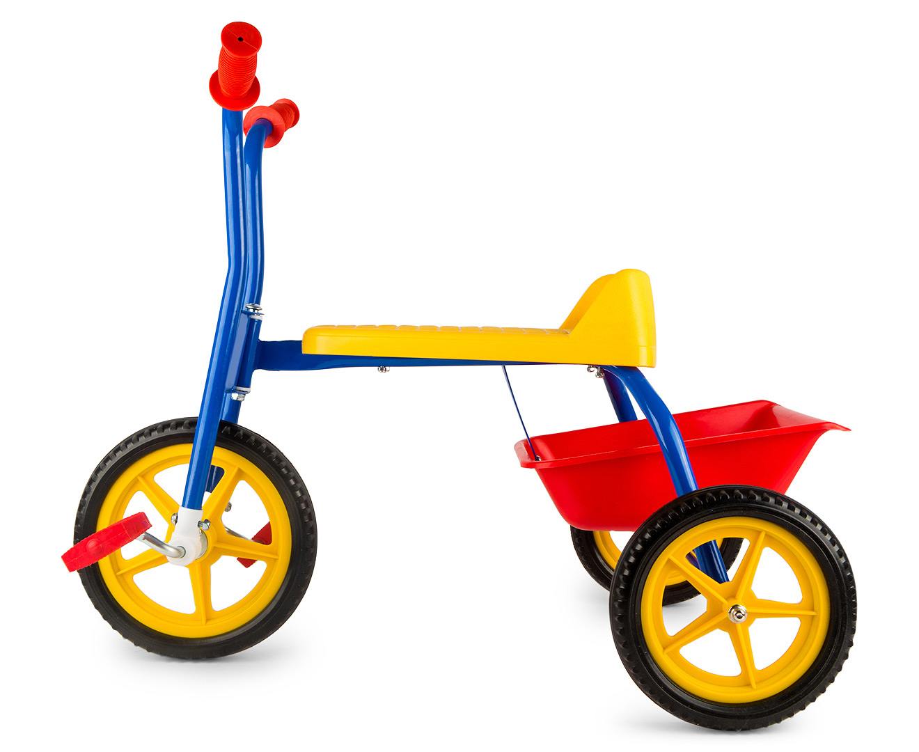 red and yellow trike