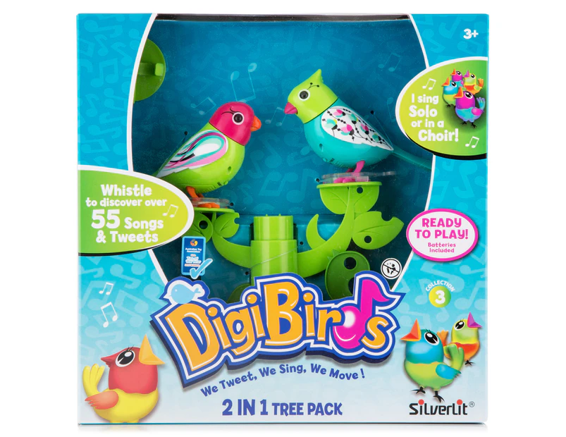 DigiBirds 2-In-1 Tree Pack - Floral & Sally