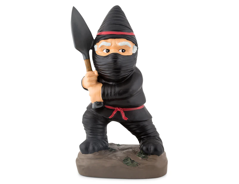 The Ninja Garden Gnome - Black/Red