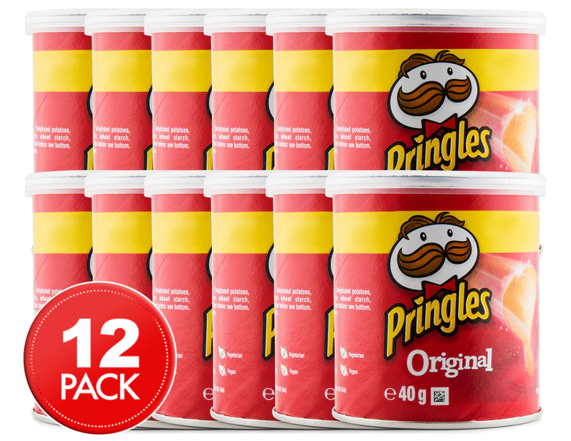 12 x Pringles Original Minis 40g