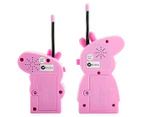Peppa Pig 3D Peppa & George Walkie Talkie - Pink/Multi