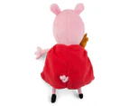 Peppa Pig 23cm Red Dress Plush Toy
