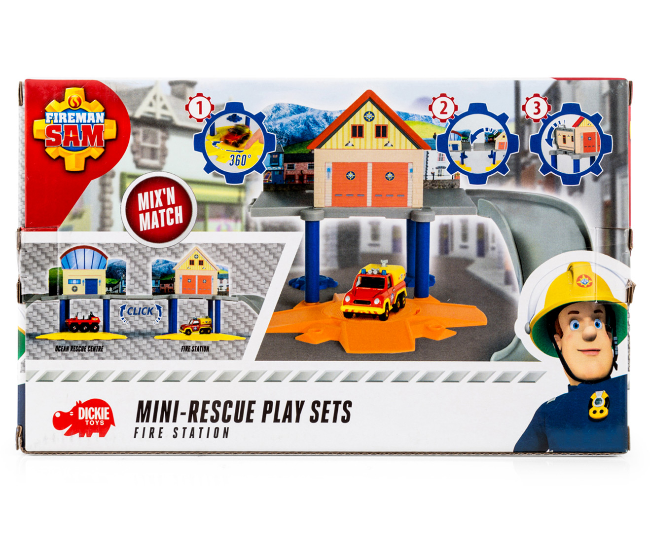 Fireman Sam Mini Fire Station Rescue Playset 