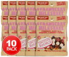 10 x Harvest Box Snack Packs Strawberry Milkshake 45g