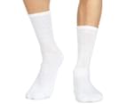 Polo Ralph Lauren Men's Size US 10-13 Rib Crew Socks 6-Pack - White 3