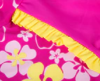 Banz Kids' Sun Blossom Long Sleeve Rash Shirt - Pink/Yellow