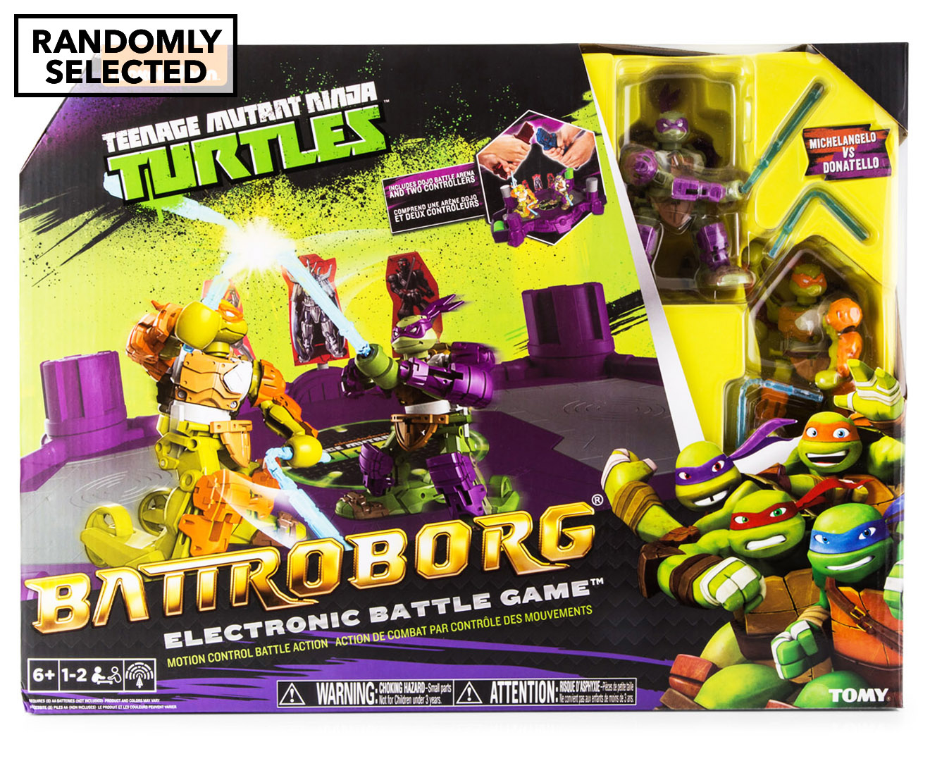 Battroborg Teenage Mutant Ninja Turtles Electronic Battle Game Set ...