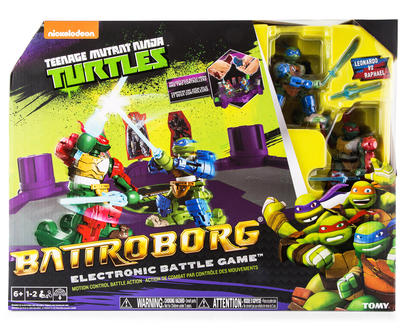 Battroborg Teenage Mutant Ninja Turtles Electronic Battle Game Set ...