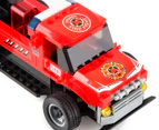 Fire Rescue Construction Toy Vehicle with Radio Control - Red