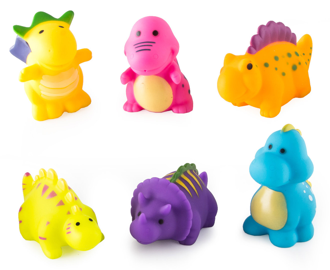 Baby Solutions 6-Piece Dinosaur Bath Toy Set | Mumgo.com.au