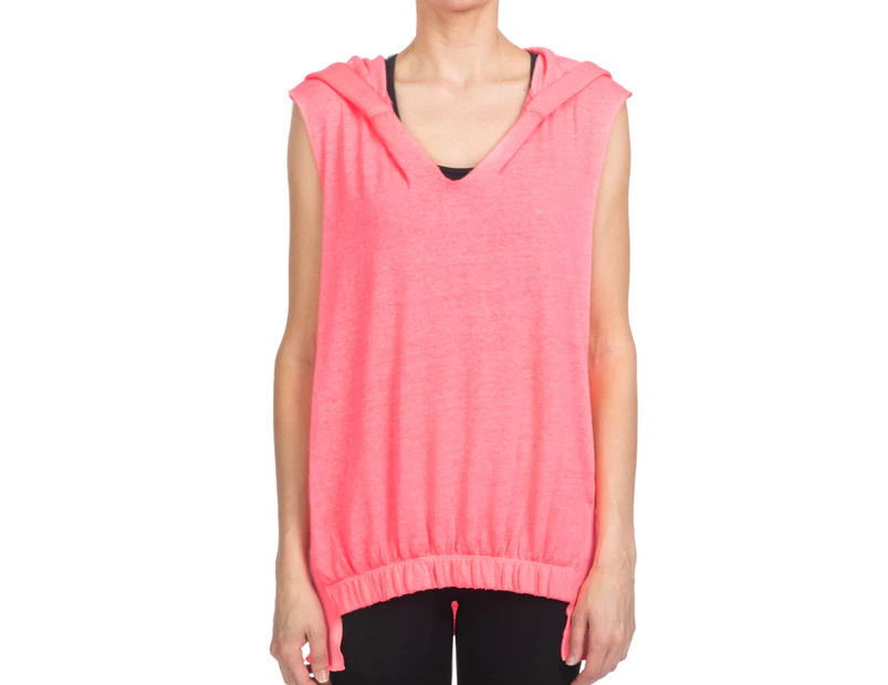 Calvin Klein Performance Women's Banded Front Vest - Day Glow