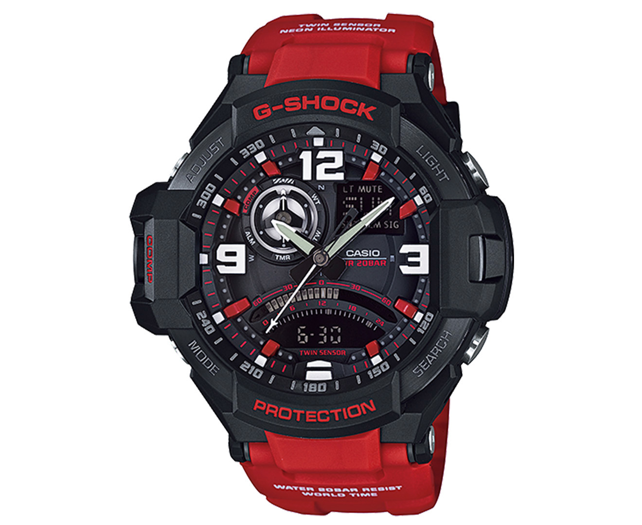 Casio G-Shock Men's 52mm GA1000-4B Watch - Black | Catch.com.au