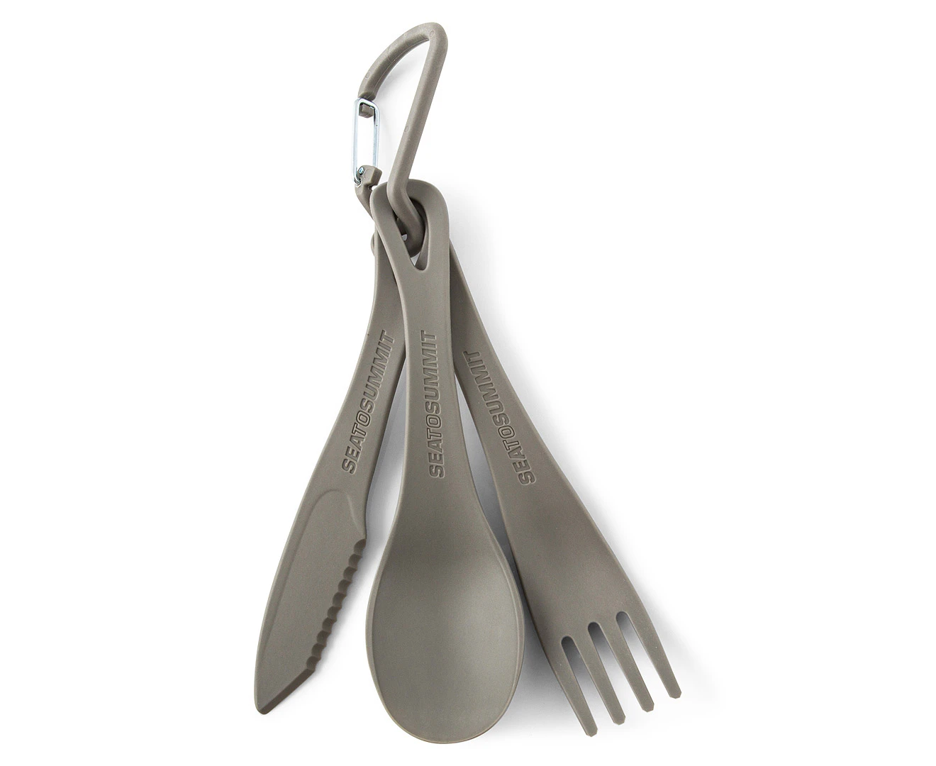 Sea to Summit Delta 3-Piece Cutlery Set - Grey