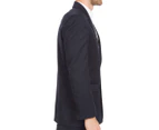 Totally Corporate Men's Single Breasted Jacket - Navy