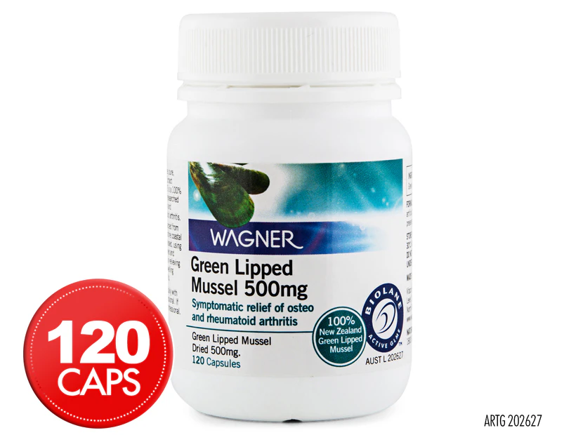 Wagner Green Lipped Mussel 500mg 120 Caps