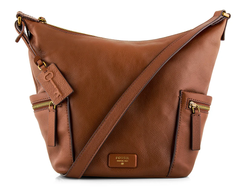 Fossil Women's Leather Emerson Small Hobo - Brown