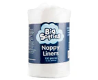 Big Softies Bamboo Nappy Liners 100-Pack
