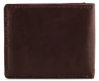 Fossil Men's Leather Ingram Traveler Trifold Wallet - Brown