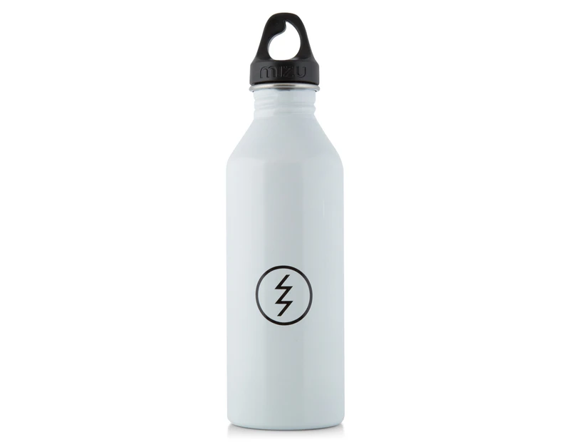Mizu M8 Electric Volt 800mL Bottle - Glossy White/Black