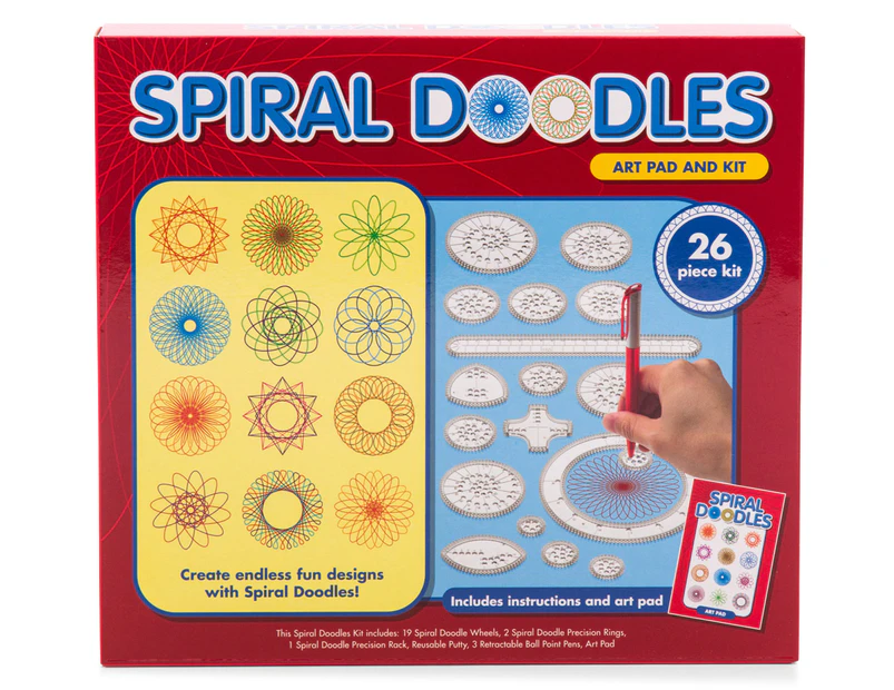 Spiral Doodles Art Pad & Kit