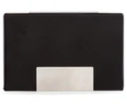 Business Card Holder - Black/Silver