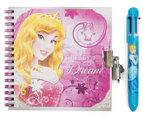 Disney Princess Spiral Lockable Secret Journal & Pen Set