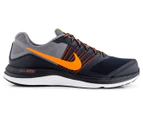 Nike Men's Dual Fusion X Shoe - Dark Obsidian/Orange/Grey