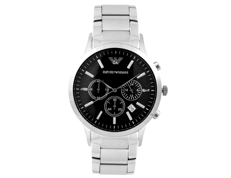 Emporio Armani Chronograph Watch - Silver