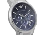 Emporio Armani Chronograph Watch - Blue/Silver 2