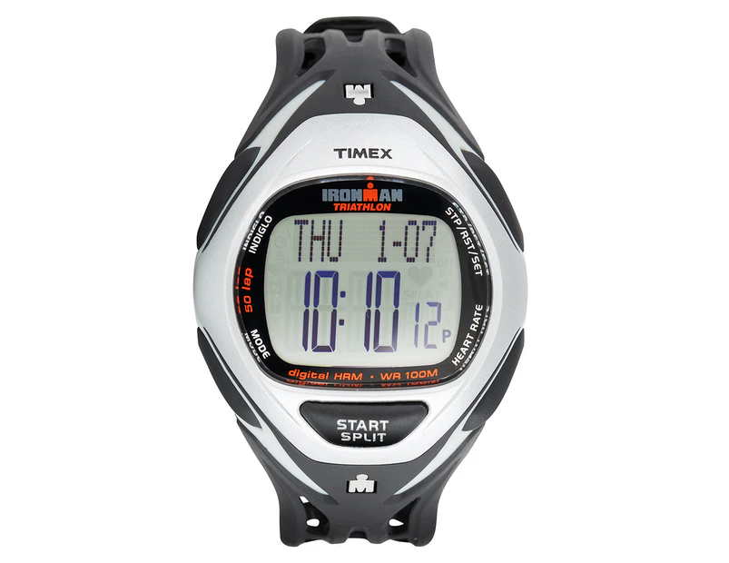 Timex 34mm Ironman Race Trainer Digital Heart Rate Monitor - Black/Silver