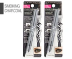 2 x Maybelline Master Smoky Shadow Pencil - Smoking Charcoal