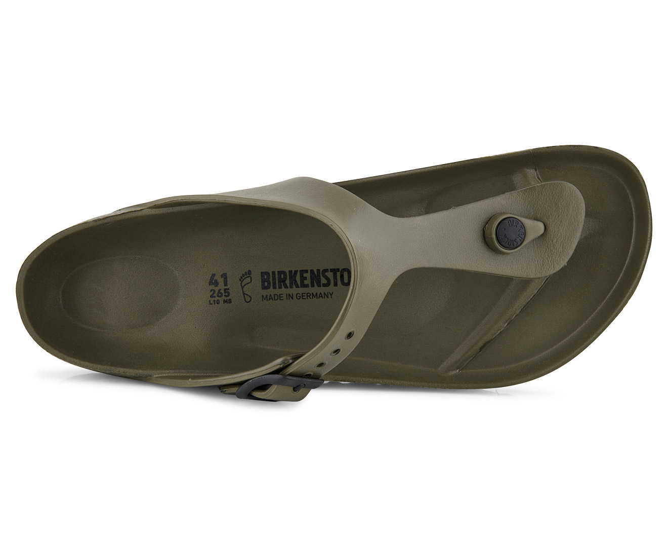 Birkenstock Gizeh EVA Sandal - Khaki | Catch.co.nz