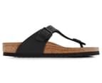 Birkenstock Unisex Gizeh Birko-Flor Regular Fit Sandals - Black 2