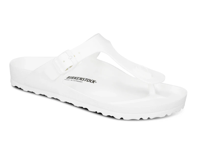 Birkenstock Unisex Gizeh EVA Regular Fit Sandals - White