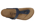 Birkenstock Unisex Gizeh Regular Fit Sandals - Blue