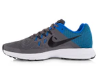 Nike Men's Zoom Winflo 2 Shoe - Dark Grey/Black/Soar Blue