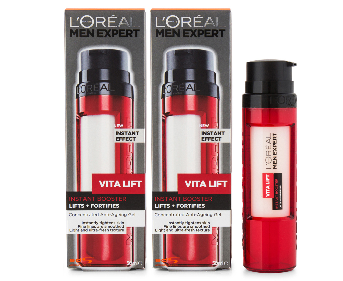 2 x L'Oréal Men Expert Vita Lift Instant Booster 50mL Scoopon Shopping