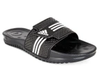 Adidas Men's Melawar Slides - Black/Silver