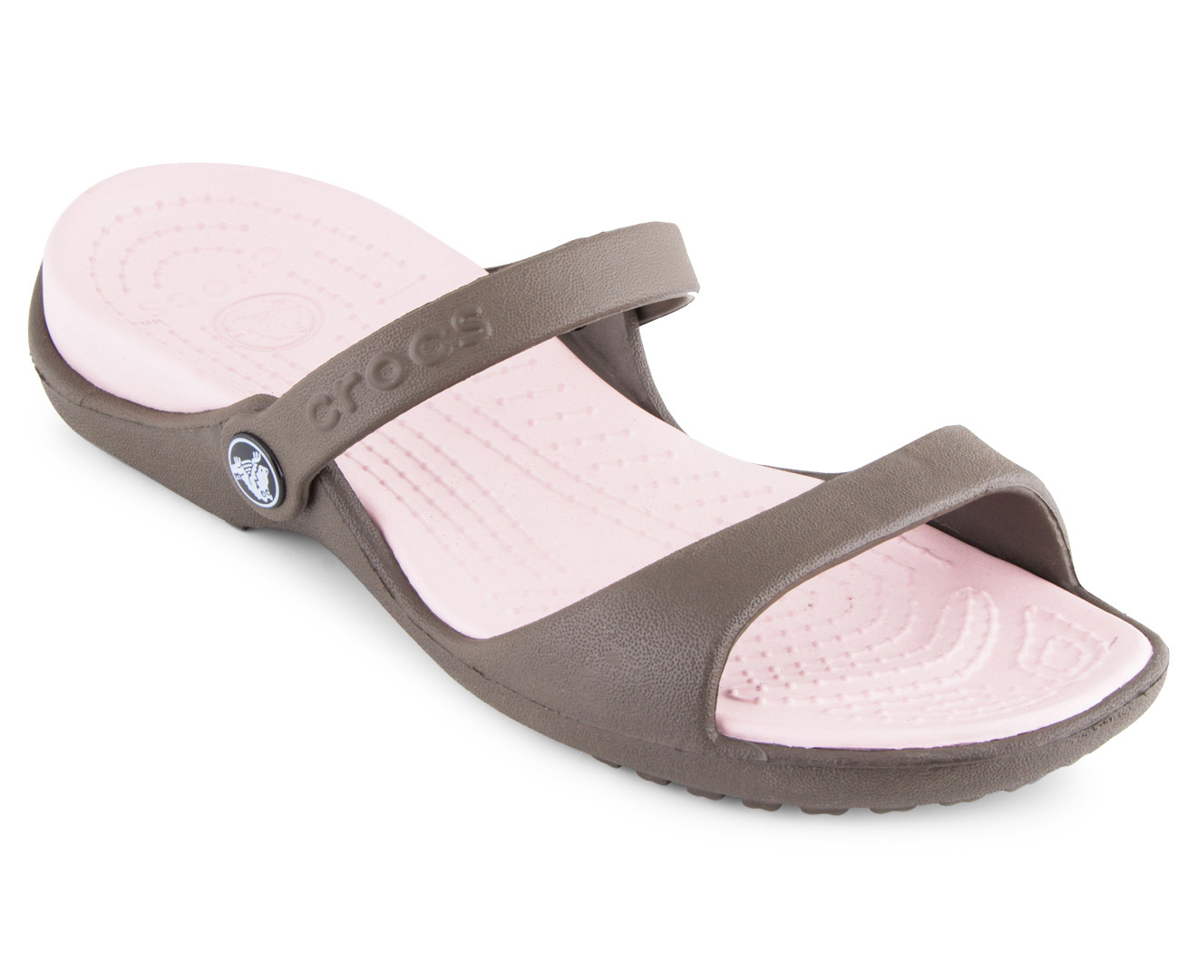 Crocs Women's Cleo Sandal - Chocolate/Cotton Candy | Catch.com.au