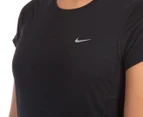 Nike Women's Miler SS Shirt - Black
