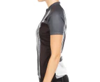 Women's 2XU Sublimated Cycle Jersey - Black/Charcoal