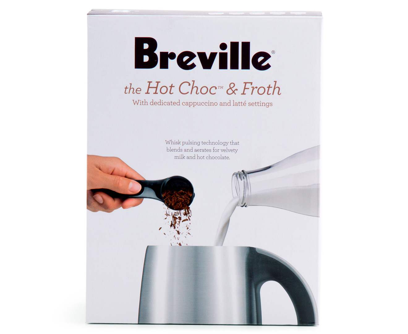 Breville The Hot Choc & Froth, stainless steel - BMF300BSS : : Home