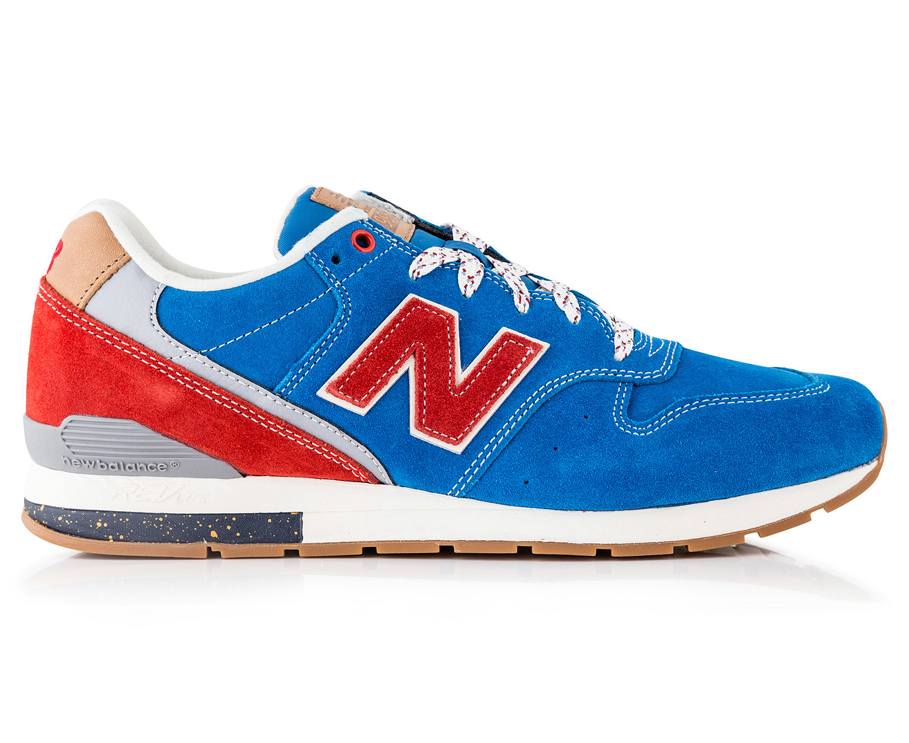 New Balance Men's 996 Classic Shoe - Blue/Red | Catch.com.au