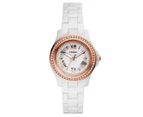 Fossil Women's 30mm Cecile Ceramic Watch - White