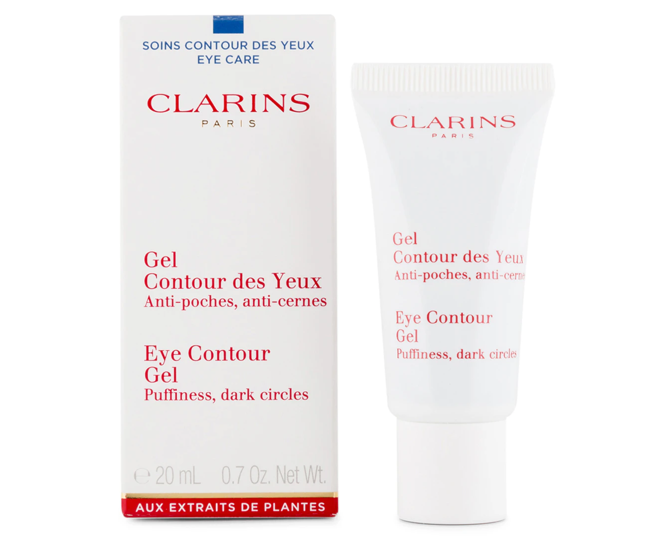 Clarins Eye Contour Gel Puffiness Dark Circles 20mL