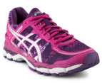 ASICS Women's GEL-Kayano 22 Shoe - Purple/Silver/Pink Glow