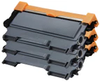 Compatible Pro Colour TN-2250 Toner Cartridge For Brother Printers - Black 3-Pack