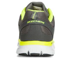 Skechers Men's Flex Advantage Shoe - Charcoal/Lime