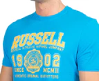 Russell Athletic Men's Campus Patriot Tee - Azurite