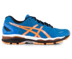 ASICS Men's GEL-Nimbus 18 Shoe - Electric Blue/Hot Orange/Black